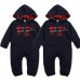 Kids Baby Boy Warm Infant Romper Jumpsuit Bodysuit Hooded Clothes Outfit