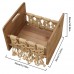 Full Moon Newborn Photography Props Hundred Sunshine Woven Solid Wood Crib 